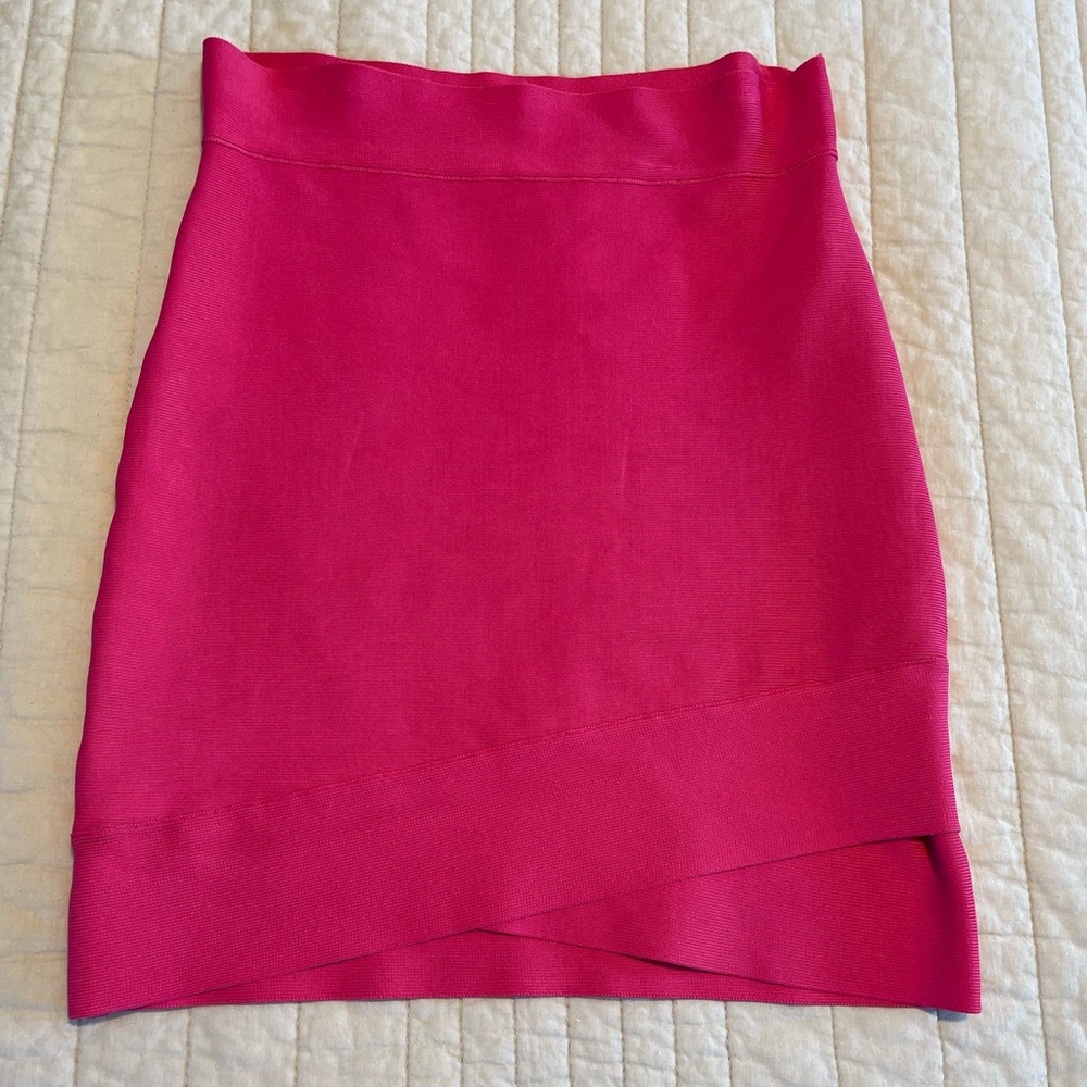 BCBG bandage mini skirt